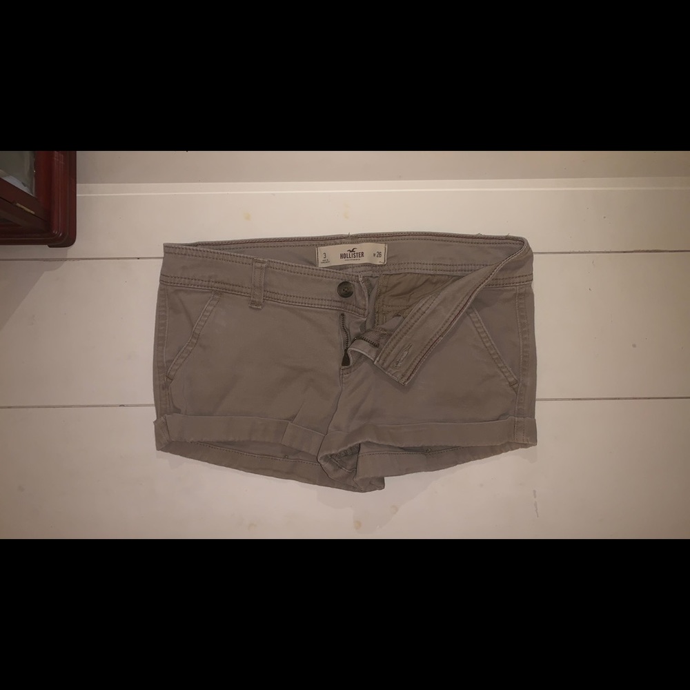 Tan Hollister shorts